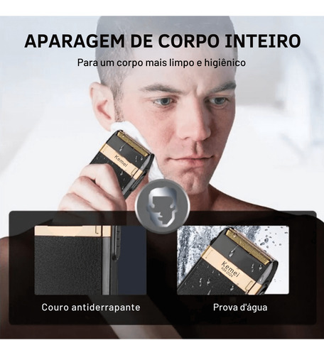 Kit Maquina De Corte Buda E Barbeador Eletrico Finalizador