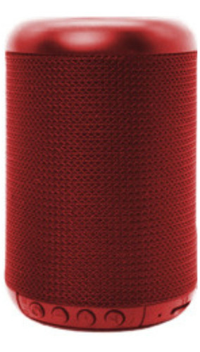 Reproductor Bluetooth Visivo 12w Color Rojo