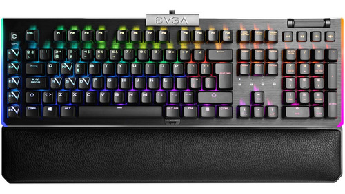 Teclado Gamer Mecanico Evga Z20 Clicky Rgb Backlit Led Rgb Color del teclado Negro Idioma Inglés US