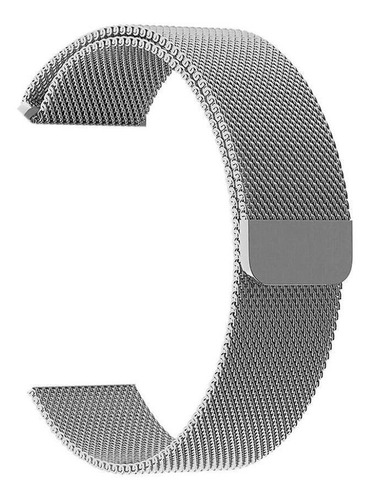 Pulseira Smartwatch Aço Milanese 49mm Magnético. Cor Prata