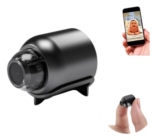 Mini Câmera De Segurança X5 Portátil Full Hd Espiã Monitora