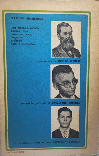 Classicos Brasileiros Ediouro 697 José De Alencar A Viuvinha E Cinco Minutos (Usado)