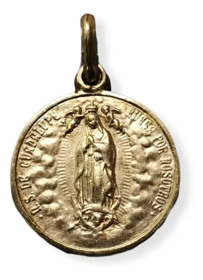 F.LOPEZ Medalla Virgen NIÑA DE Plata Y Oro 40431100 