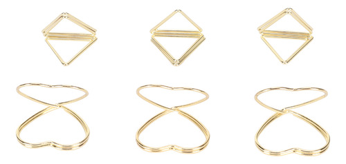 Bonitos Sujetapapeles Triangulares, Duraderos, Con Forma De