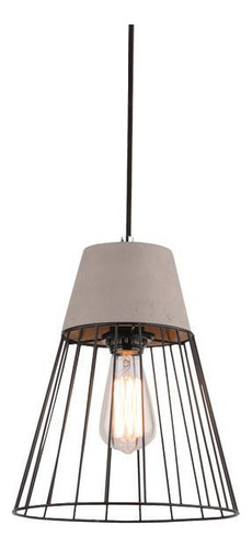 Lustre Pendente Quality Lockup 707 Preto E27 127/220V