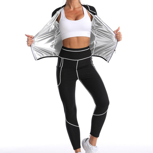 Traje De Sauna For Mujer, Gimnasio, Entrenamiento, Pantalon