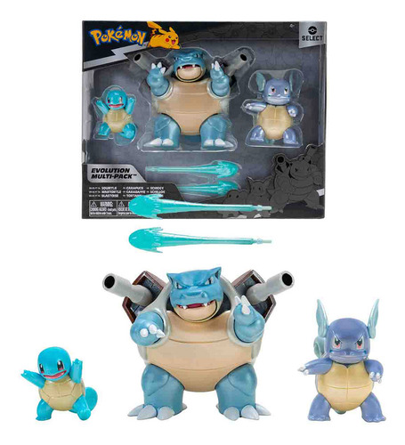 Conjunto Com 3 Bonecos Pokemon 3289 Sunny Brinquedos