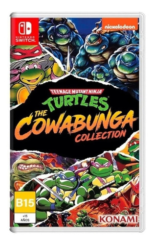 Imagen 1 de 3 de Teenage Mutant Ninja Turtles: The Cowabunga Collection Teenage Mutant Ninja Turtles Standard Edition Konami Nintendo Switch Físico