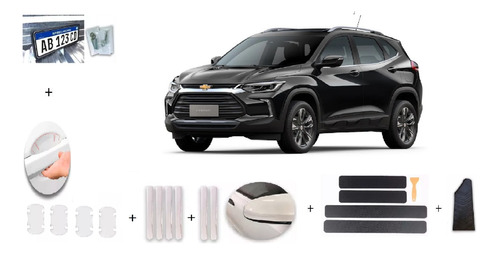 Kit Combo De Accesorios De Protección Para Chevrolet Tracker