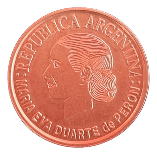 Argentina Moneda De 2 Pesos Evita Año 2002 Excelente!!!