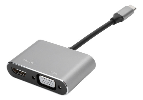 Adaptador Tipo C Hub A Vga Hdmi Dvi Displayport/3.1 Ethernet