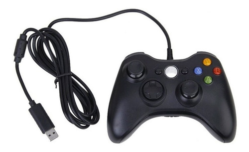 Imagen 3 de 6 de Control Xbox 360 Pc Alambrico Generico Plug Play Full
