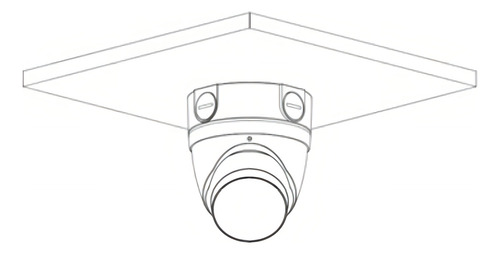 Camara Ip Domo 4mp Ia Wizsense Audio Ir 50mts Smd 4.0 Color Blanco Dahua DH-IPC-HDW3441EM-S-S2