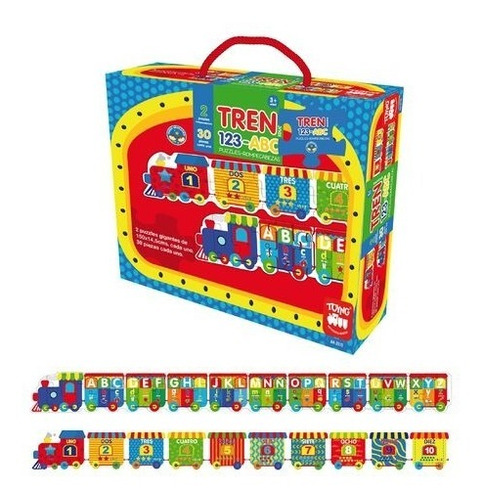 Puzzles Tren 123-tren Abc