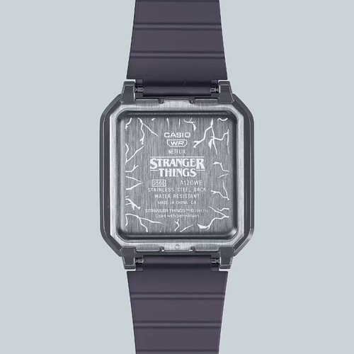 Reloj Digital Casio Unisex A120west-1a Gris Oscuro Transparente Negro