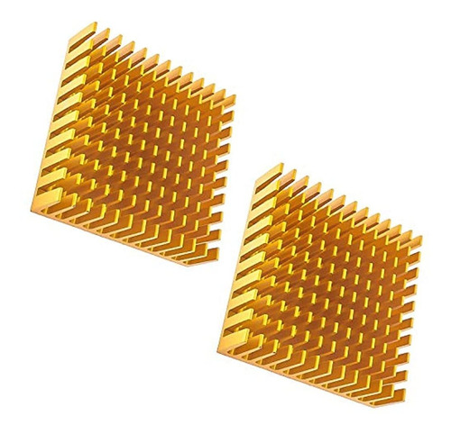 Ruiling 2-pack 40x40x11mm Aluminio Disipador De Calor De Enf