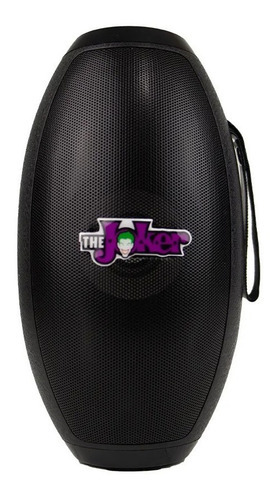 Bocina Joker Logo Edicion Especial Bluetooth Radio Fm Usb Color Negro