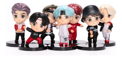 Figura Mini Idol, 7 Unidades, Bts Tiny Tan