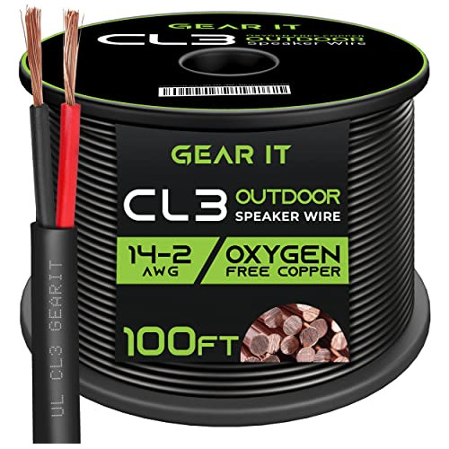 Gearit Pro Serie 14 Awg - Cable De Altavoz Ofc De Calibre 14