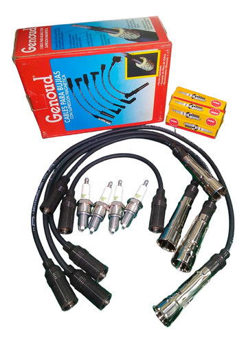 Kit Juego Cables Y Bujias Para Vw Gol Power Ab9 1997 A 2013