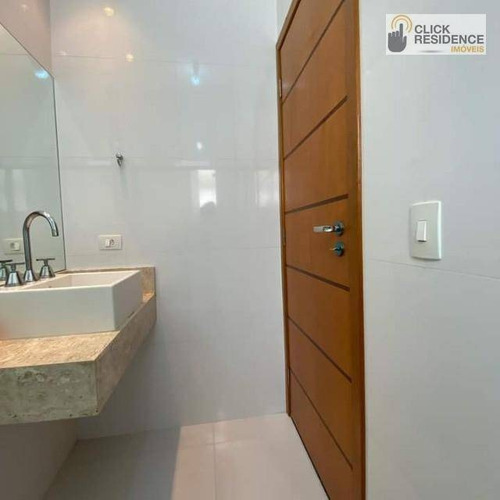 Imagem 4 de 7 de Sobrado 3 Suítes ( Espaço Gourmet - 4 Vagas ) À Venda De 170,00 M² Por R$ 742.000 - B. Assunção - São Bernardo Do Campo/sp - So0281