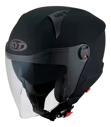 Capacete Kyt D-city Plain Preto Fosco