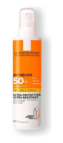 La Roche Posay Anthelios Fps50 Invisible Spray 200ml Shaka