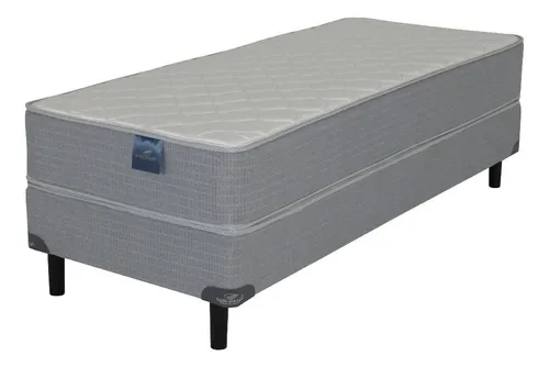 comprar Somier Una Plaza Y Media Resortes Sanzio 100x190 Cm Color Gris