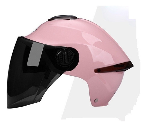 Casco De Moto De Doble Lente A Prueba De Sol General Mujer