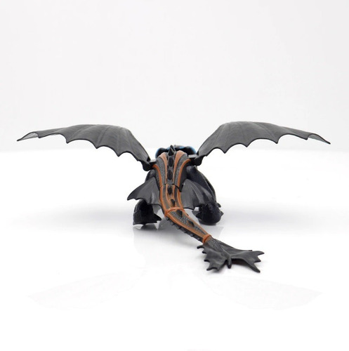 Furia Nocturna Figura Dragón 23 Cm. Chimuelo Negro 