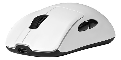 Game Factor Mow800-wh Mouse Gamer Inalámbrico 4k Color Blanc