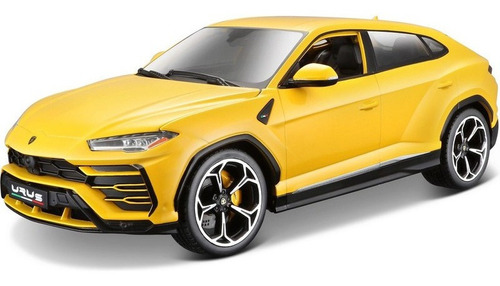 Miniatura Carro Lamborghini Urus - Amarela - 1:18 - Burago