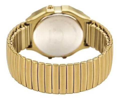 Relógio Digital Dourado Preto Feminino Mormaii Vintage Mojh02au/4d Original