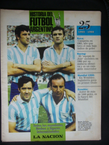 Historia Del Futbol 25 / Boca Racing Campeon 66 Mundial 66
