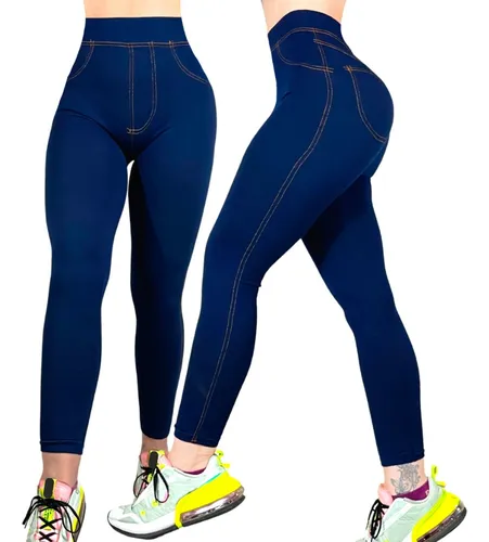 Leggings Para Mujer Mallas Estilo Deportivas De Dama Unitalla Cómodos  Mallones