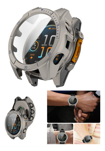 Funda Case De Pc Transparente Premium Para Garmin Tactix 8