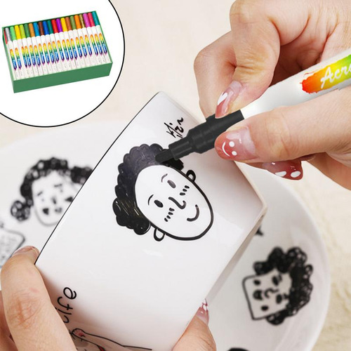 120 Bolígrafos De Pintura Acrílica, Punta Impermeable, Pintu