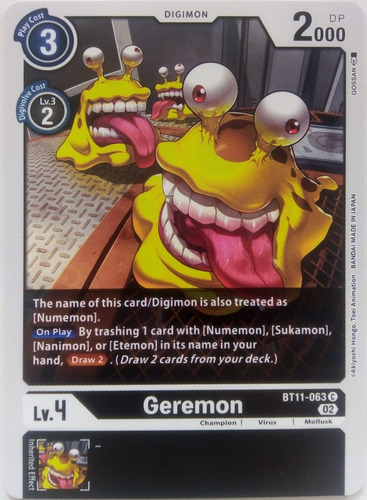 Digimon Tcg Geremon Bt11-063 C