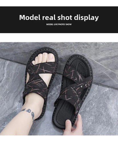 Sandalias De Playa Para Hombre, Pantuflas De Verano Para Dos