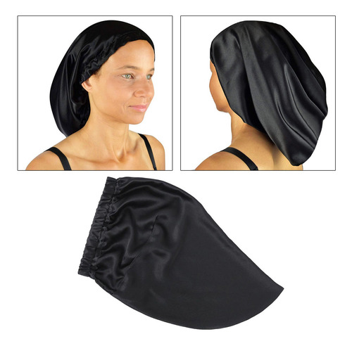 Gorra De Dormir De Seda De Morera 100% Para Mujer, Gorras De