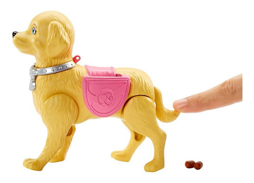 Imagen 3 de 4 de Barbie Walk & potty pup Mattel DWJ68