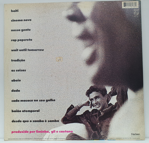 Lp Caetano E Gil Tropicália 2 1993 Com Encarte (Usado)