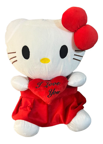 Hello Kitty Peluche Love Gigante 40 Cm Importado 