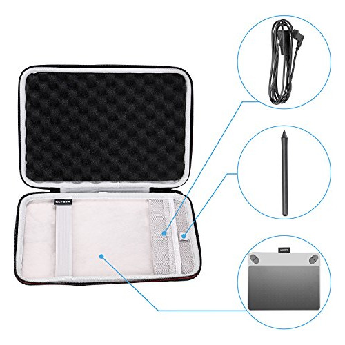 Estuche De Viaje Ltgem Eva Para Wacom Ctl4100 Small Intuos