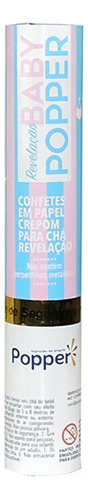 Lança Confete Chá Revelação Menina Rosa - 30cm