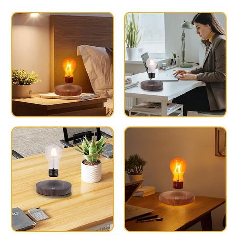 Lámpara De Levitación Magnética Led Decorativa De Escritorio Color De La Estructura Color De La Pantalla