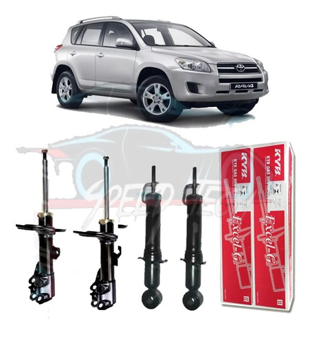 Kit 4 Amortecedor Dianteiro Traseiro Toyota Rav4 2006 A 2012