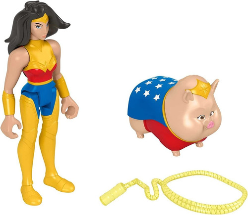 Mujer Maravilla Figura Pb Fisher Price Dc Super Pet Original