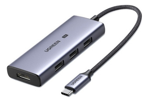 Adaptador Hub Usb C 4 En 1 Ugreen 3 Usb 3.0, 1 Hdmi 8k 50629