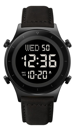 Reloj Digital Para Hombre, Pantalla De Cristal, Caja De Alea